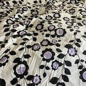 Pottery Barn Teen Nouveau Floral Purple Full/queen Duvet